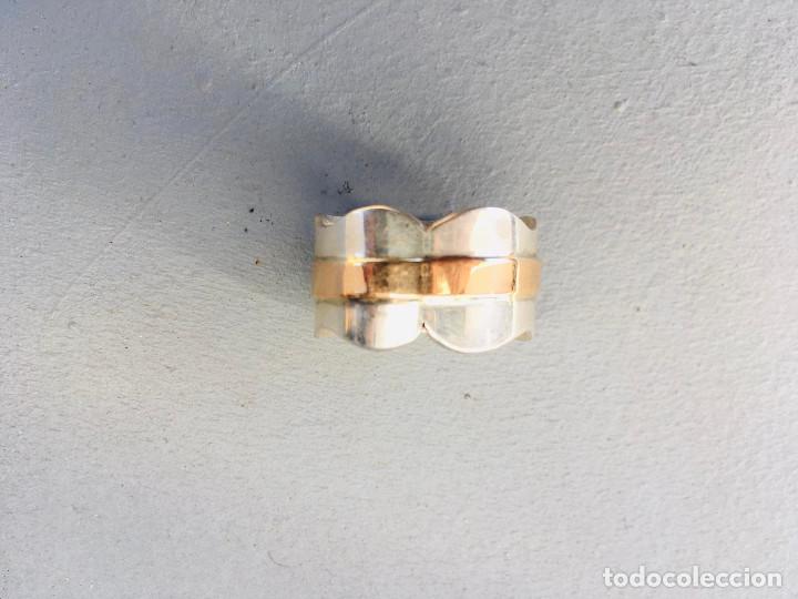 Joyeria: ANILLO DE PLATA DE LEY Y ORO 18K - Foto 1