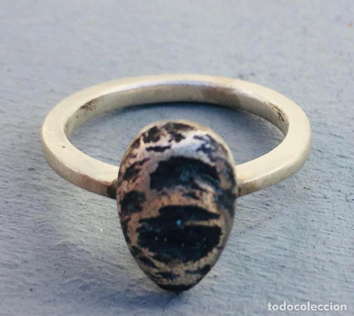 Joyeria: ANILLO DE PLATA 925 PLATA DE LEY , LAGRIMA - Foto 2