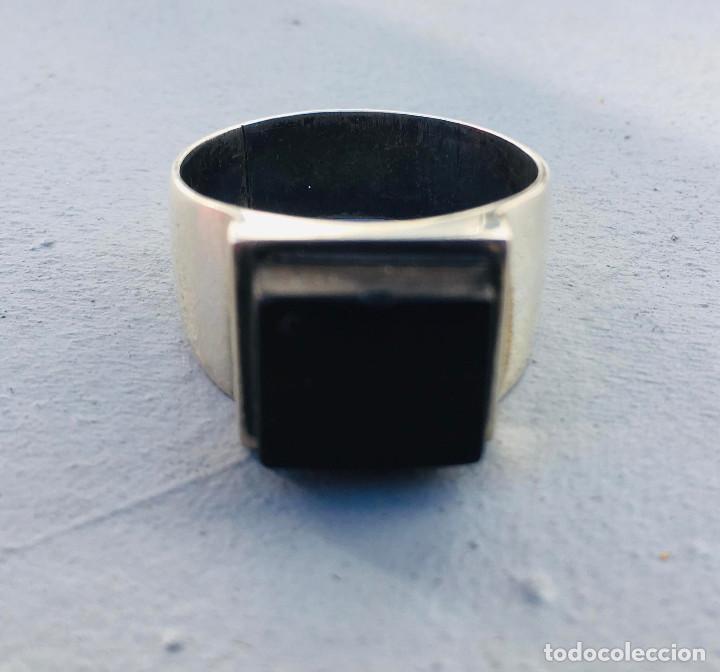 Joyeria: ANILLO EN PLATA 900 Y MADERA DE EBANO - Foto 2