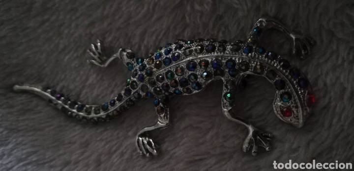 Joyeria: VINTAGE AGUJA, BROCHE. SALAMANDRA. - Foto 2