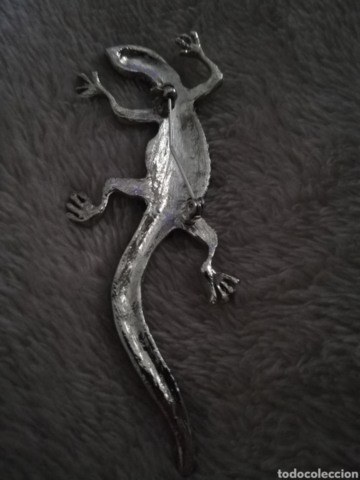 Joyeria: VINTAGE AGUJA, BROCHE. SALAMANDRA. - Foto 4