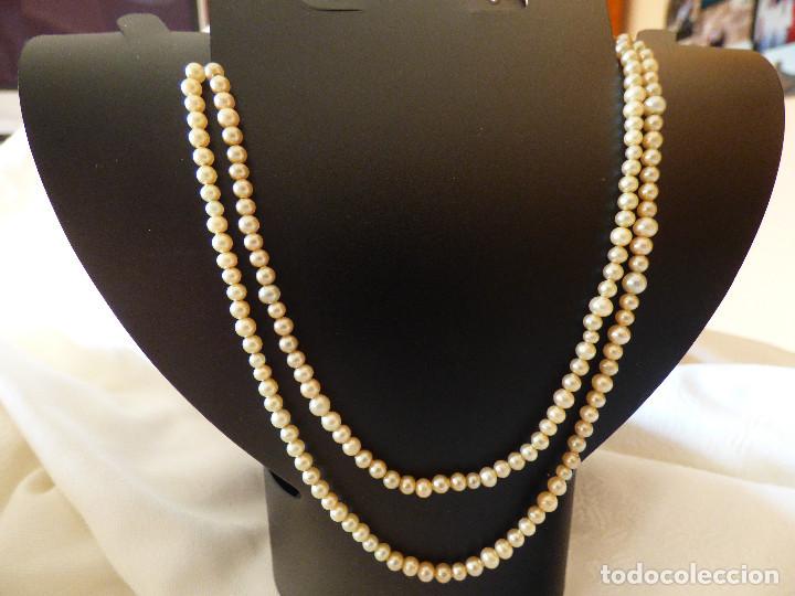 Joyeria: Collar de perlas.Siglo XIX. - Foto 1