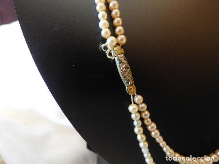 Joyeria: Collar de perlas.Siglo XIX. - Foto 4