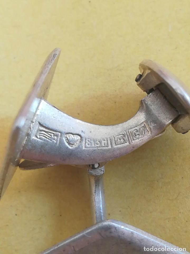 Joyeria: Antiguo gemelos de plata - Foto 2
