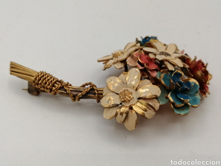 Joyeria: Broche metal dorado y esmalte - Foto 3