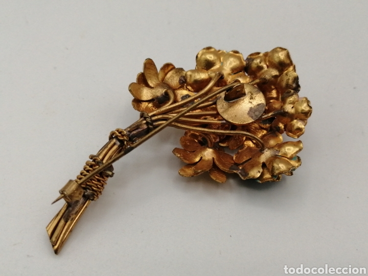 Joyeria: Broche metal dorado y esmalte - Foto 4