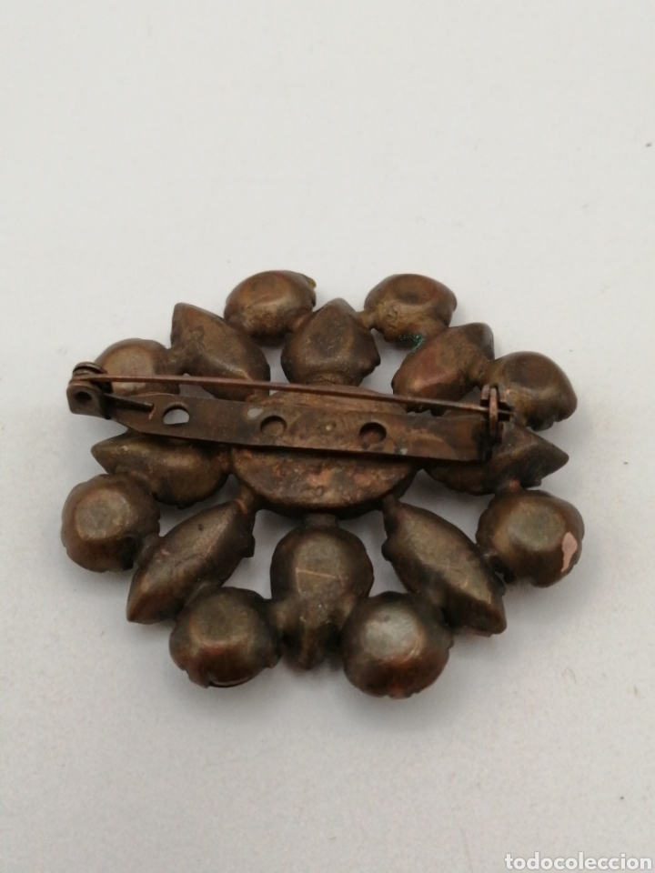 Joyeria: Broche lat&oacute;n y vidrio - Foto 3