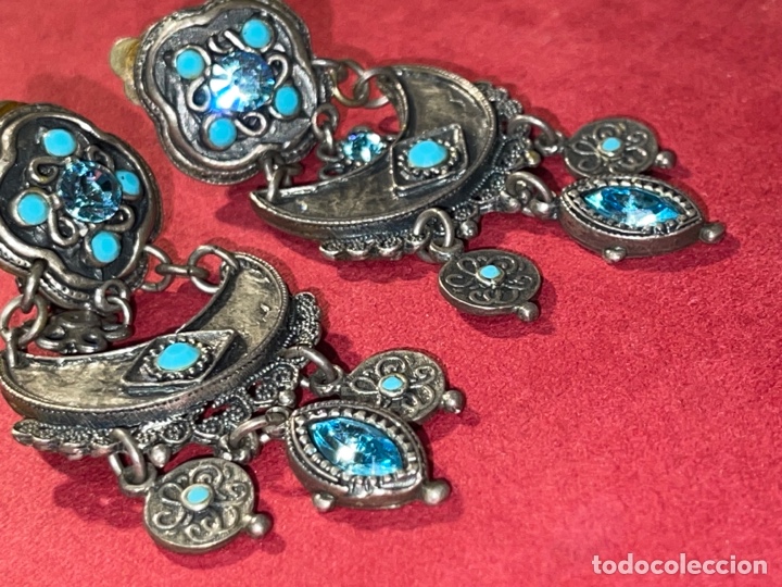 Joyeria: Preciosa pareja de pendientes con pedrer&iacute;a - Foto 4