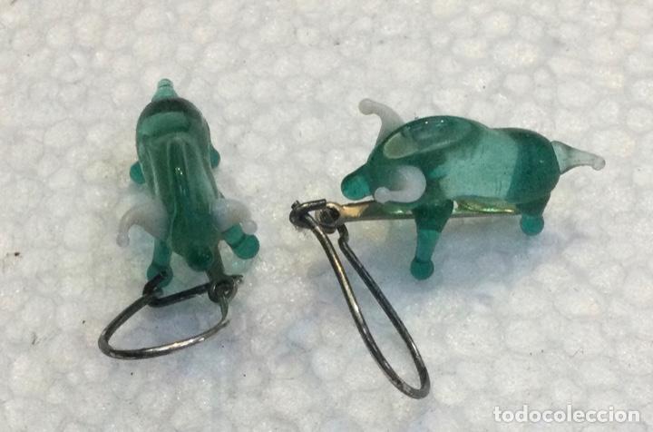 Joaillerie: Pendientes. Torito. Vidrio Murano. NUEVOS