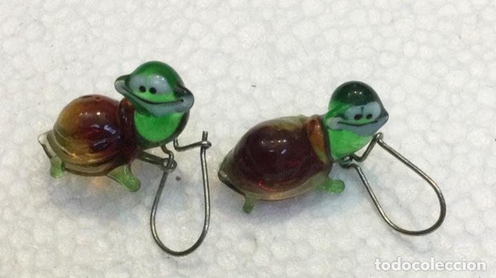 Schmuck: Pendientes. Tortugas. Vidrio de Murano. NUEVOS