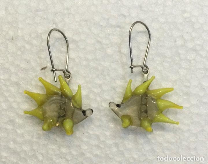 Schmuck: Pendientes. Erizos. Vidrio de Murano. NUEVOS