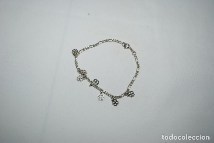 Joyeria: PULSERA , O, TOBILLERA DE PLATA . - Foto 1