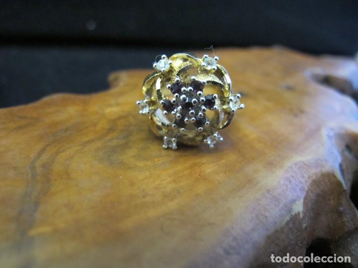 Joyeria: Anillo de plata contrastada 925, con ba&ntilde;o de oro - Foto 1