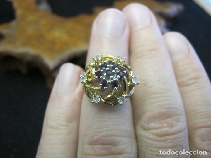 Joyeria: Anillo de plata contrastada 925, con ba&ntilde;o de oro - Foto 3