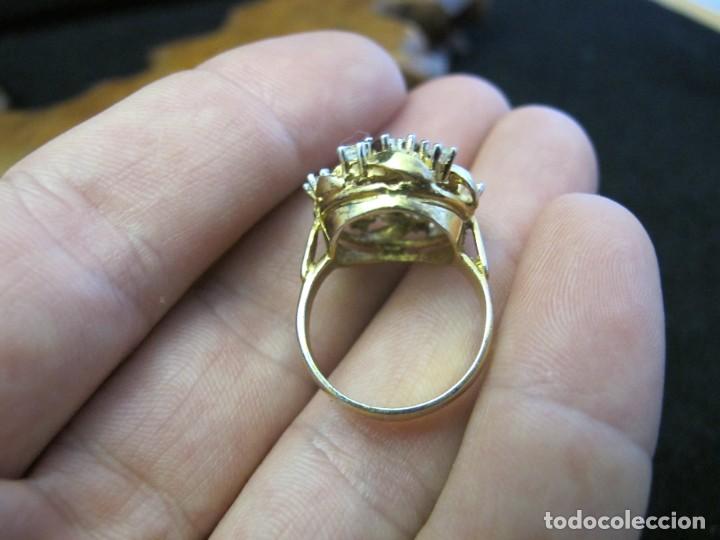 Joyeria: Anillo de plata contrastada 925, con ba&ntilde;o de oro - Foto 6