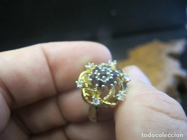 Joyeria: Anillo de plata contrastada 925, con ba&ntilde;o de oro - Foto 8
