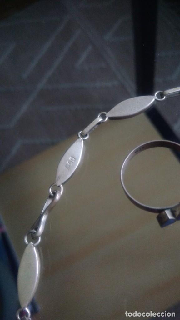 Joyeria: PULSERA Y ANILLO DE PLATA Y LAPIZL&Aacute;ZULI - Foto 4