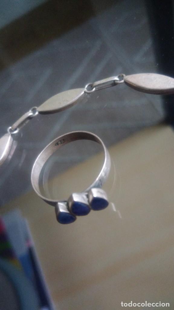 Joyeria: PULSERA Y ANILLO DE PLATA Y LAPIZL&Aacute;ZULI - Foto 5