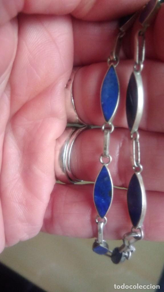 Joyeria: PULSERA Y ANILLO DE PLATA Y LAPIZL&Aacute;ZULI - Foto 12