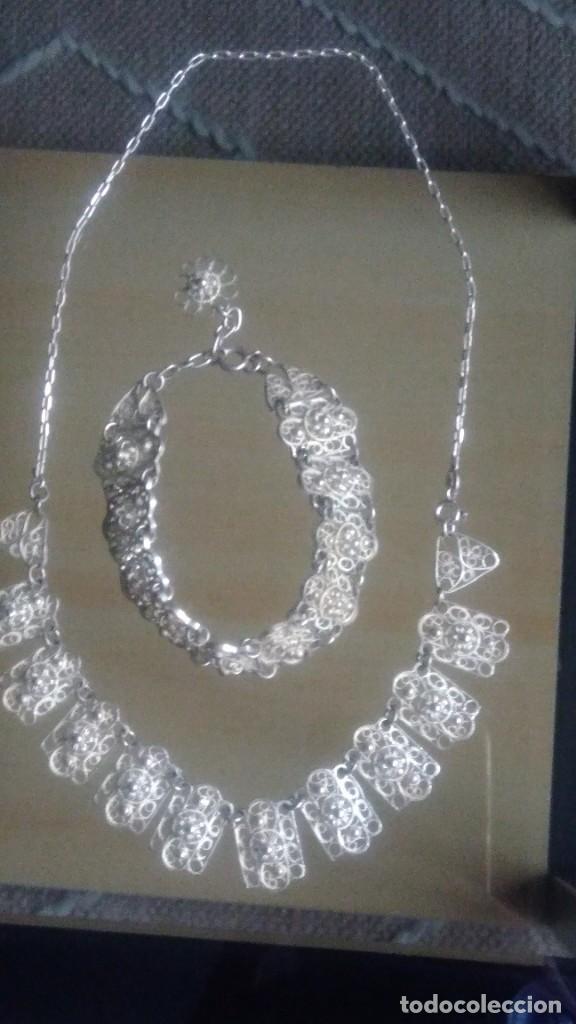 Joyeria: PRECIOSO COLLAR Y PULSERA DE FILIGRANA DE PLATA - Foto 1