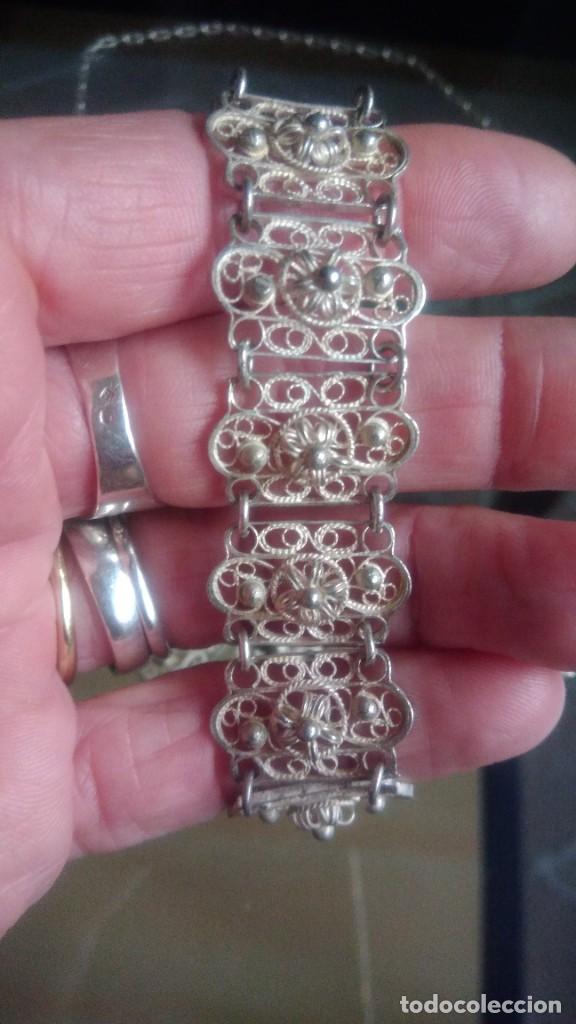 Joyeria: PRECIOSO COLLAR Y PULSERA DE FILIGRANA DE PLATA - Foto 4