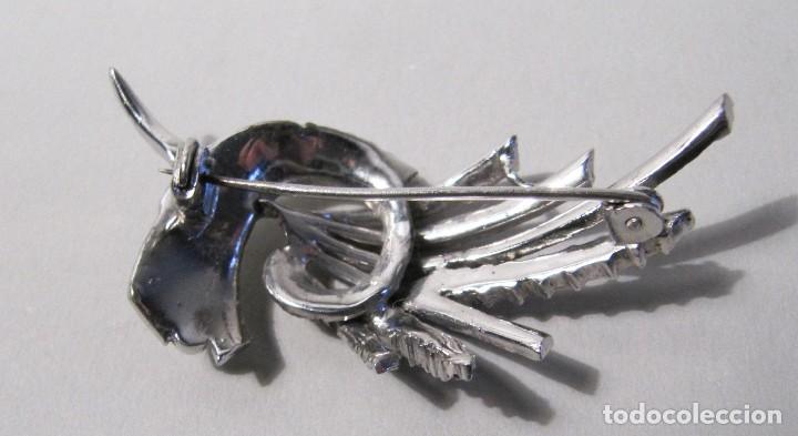 Joyeria: Broche de plata con marcasitas en forma de ramo - Foto 3