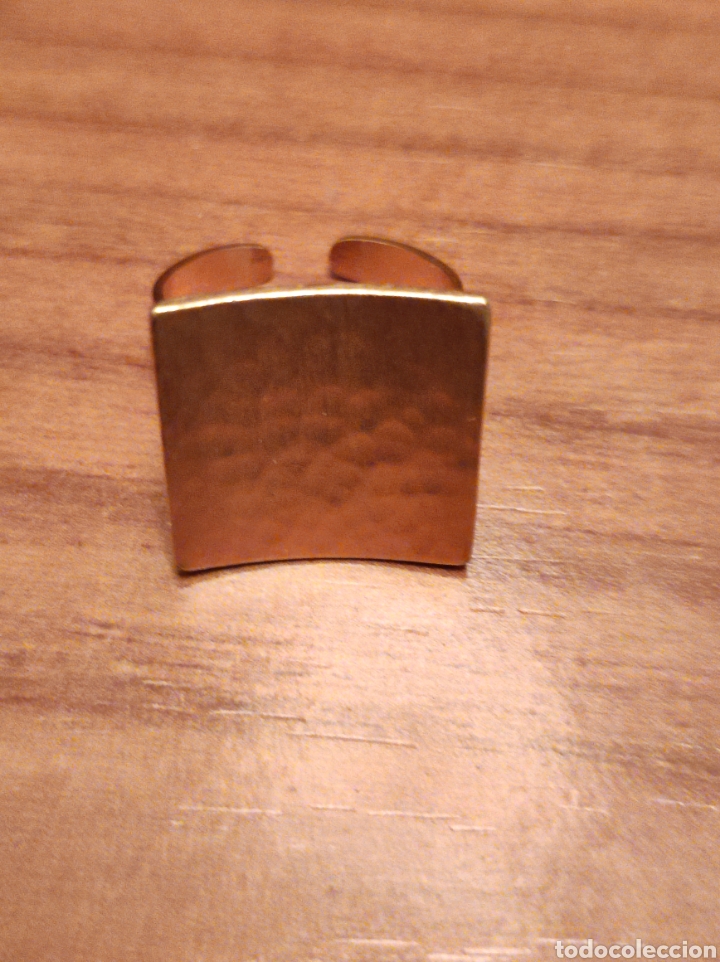 Joyeria: Singular anillo chapado en oro - Foto 2