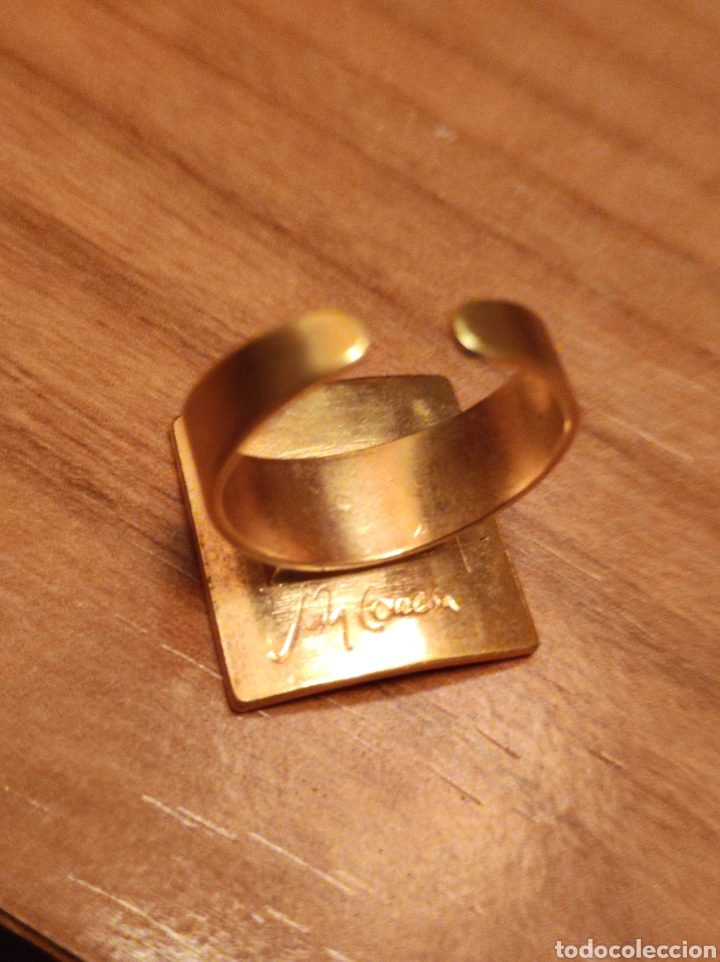 Joyeria: Singular anillo chapado en oro - Foto 3