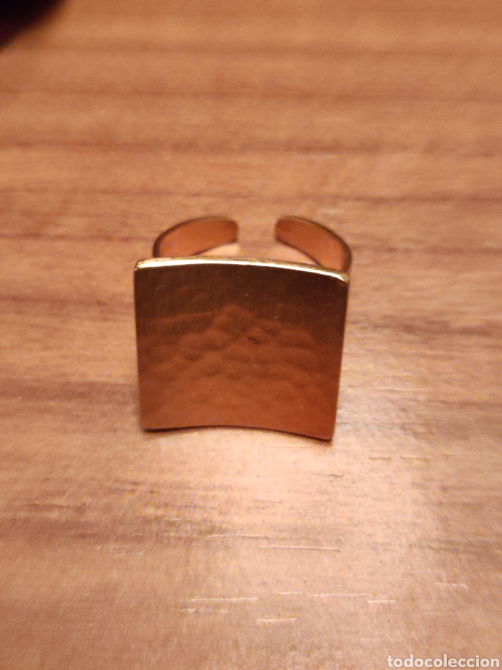 Joyeria: Singular anillo chapado en oro - Foto 4