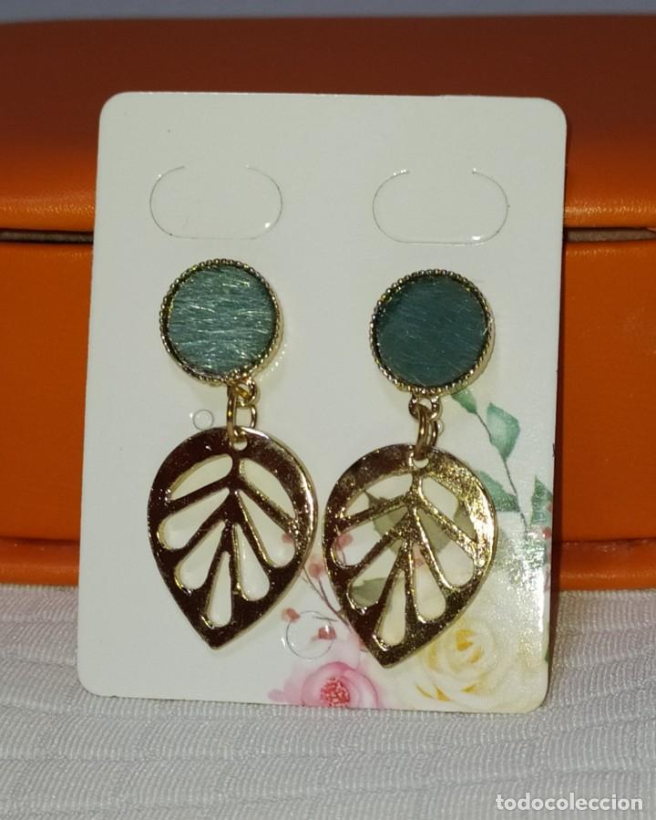 Joyeria: PENDIENTES HOJA BISUTER&Iacute;A - Foto 1
