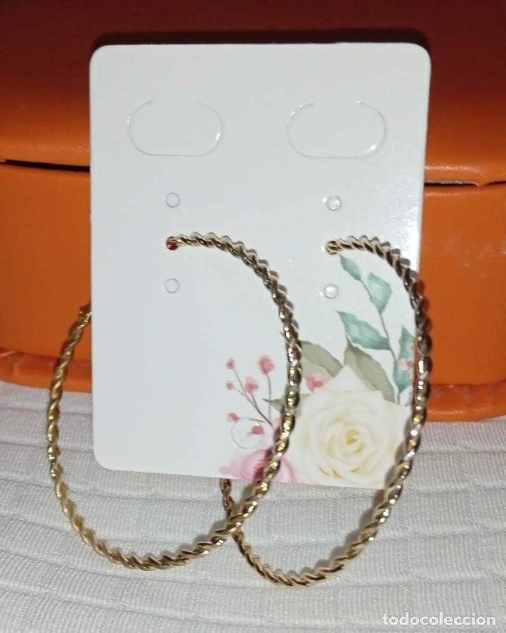 Joyeria: PENDIENTES AROS DORADOS BISUTER&Iacute;A - Foto 1