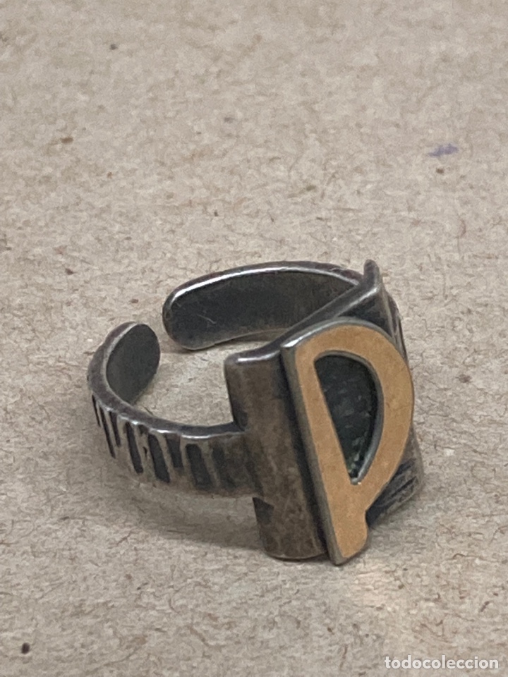 Joyeria: Anillo de plata y oro - Foto 2