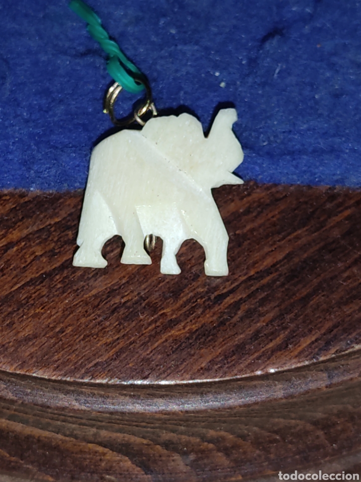 Joyeria: Colgante elefante de hueso - Foto 2
