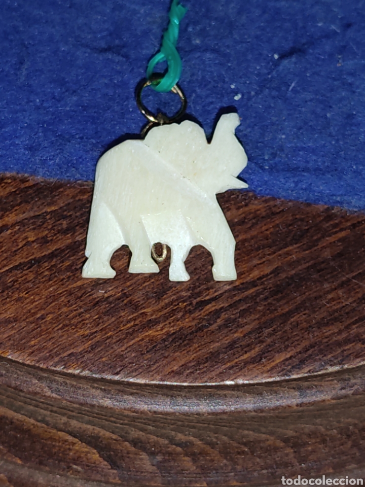 Joyeria: Colgante elefante de hueso - Foto 4