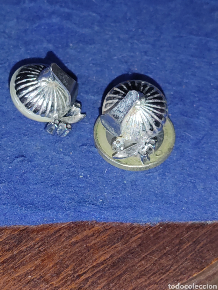Joyeria: Pendientes de perlas del mar de Japon,vintage - Foto 6