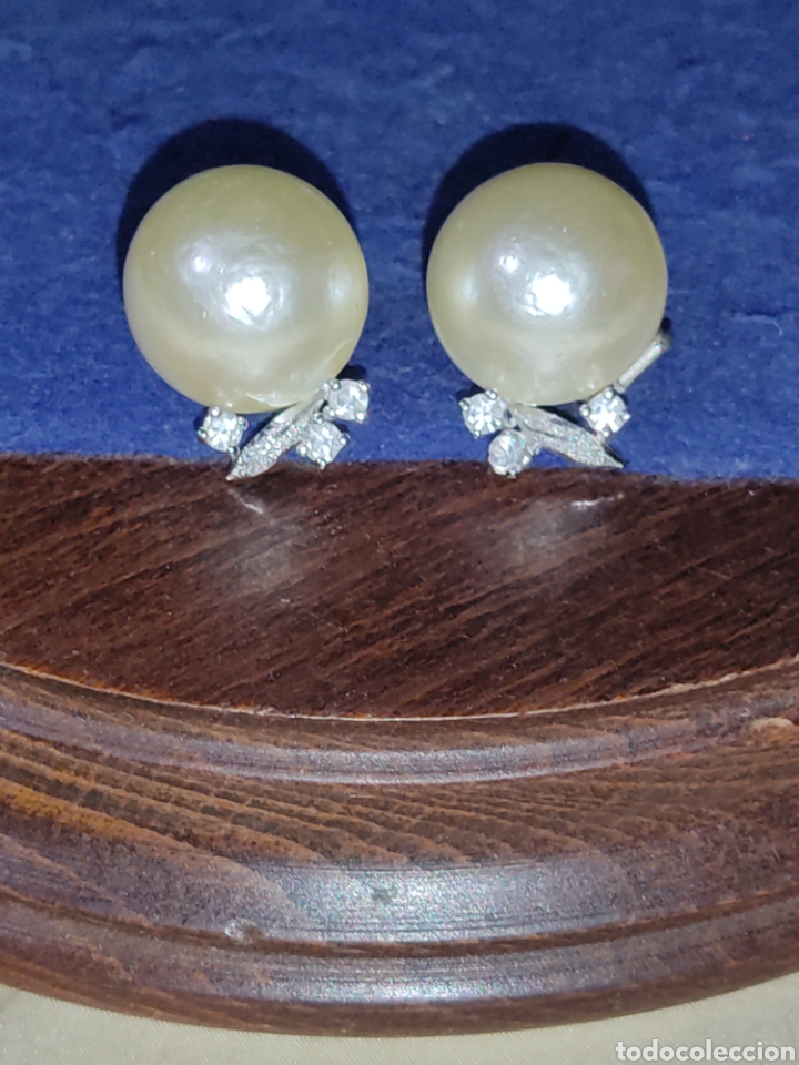 Joyeria: Pendientes de perlas del mar de Japon,vintage - Foto 1