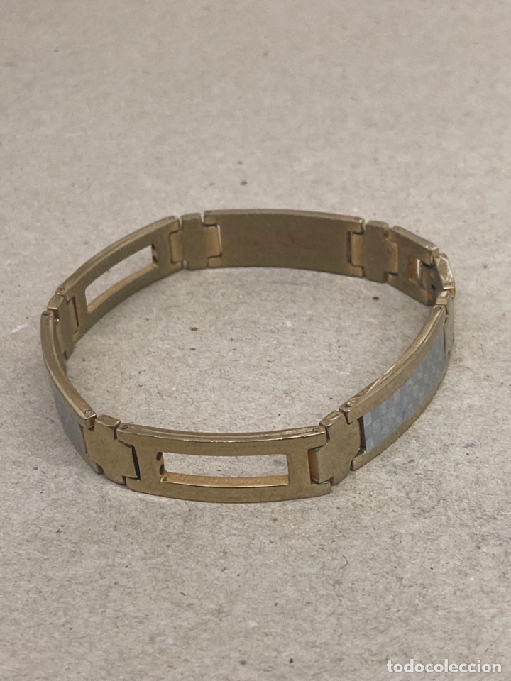 Joyeria: Pulsera de acero dorado - Foto 1