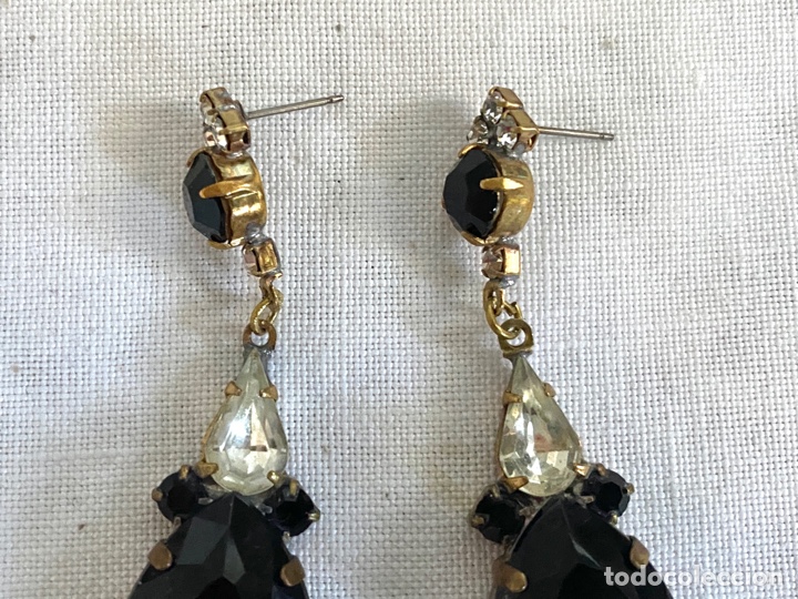 Joyeria: Pendientes vintage de cristales - Foto 5