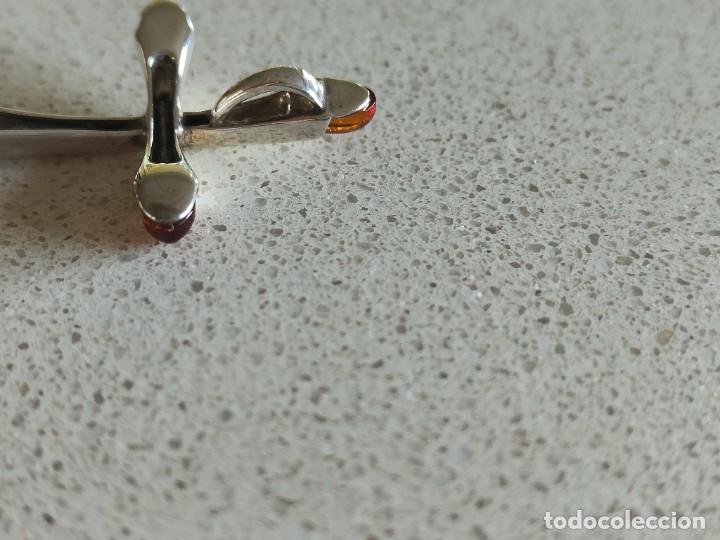 Joyeria: CRUZ PLATA DE LEY Y &Aacute;MBAR NATURAL - Foto 5