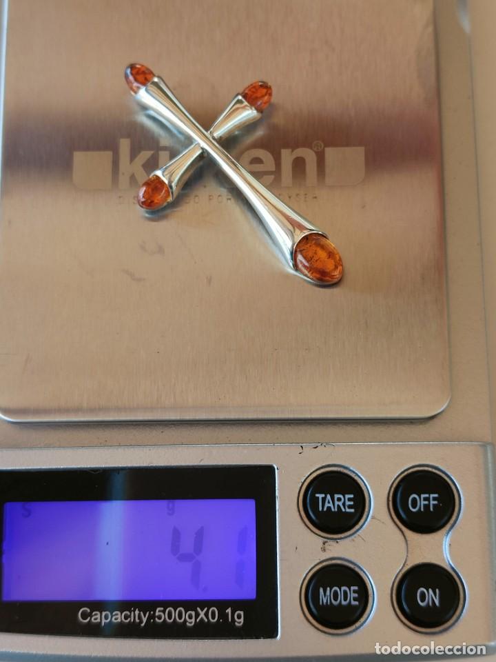 Joyeria: CRUZ PLATA DE LEY Y &Aacute;MBAR NATURAL - Foto 6