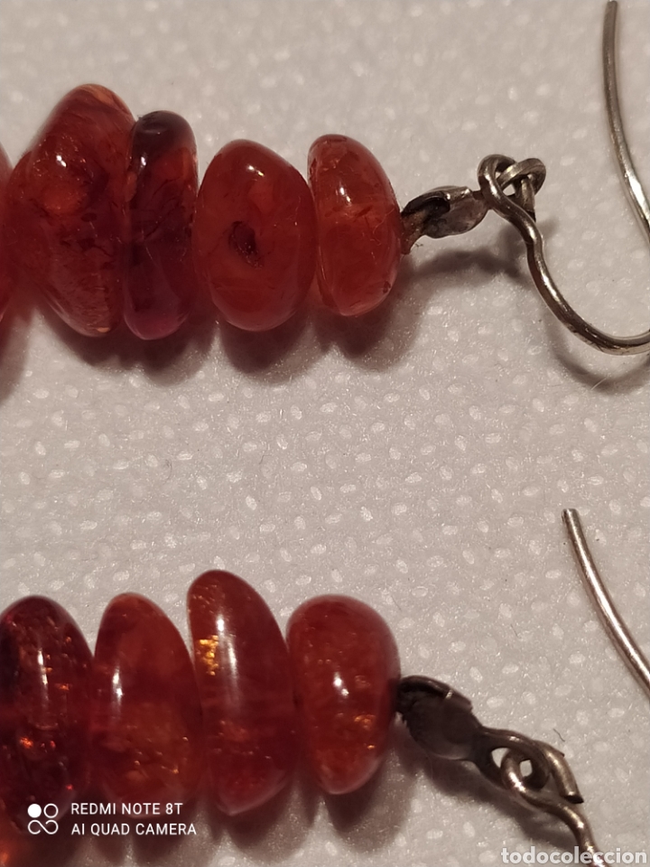 Joyeria: Pendientes de &aacute;mbar y nacar - Foto 9