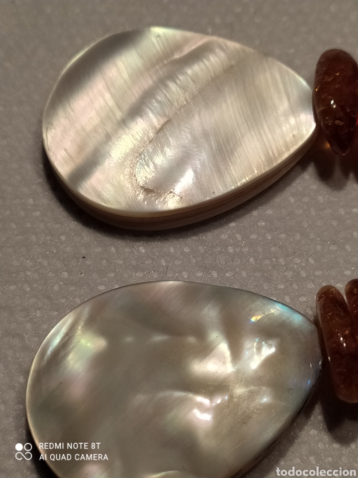 Joyeria: Pendientes de &aacute;mbar y nacar - Foto 10