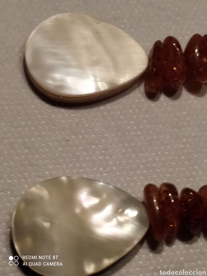 Joyeria: Pendientes de &aacute;mbar y nacar - Foto 11
