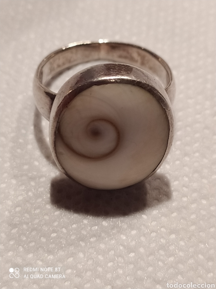 Joyeria: Anillo plata y concha. - Foto 6