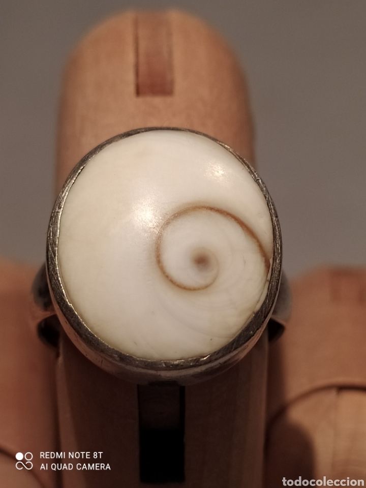 Joyeria: Anillo plata y concha. - Foto 1