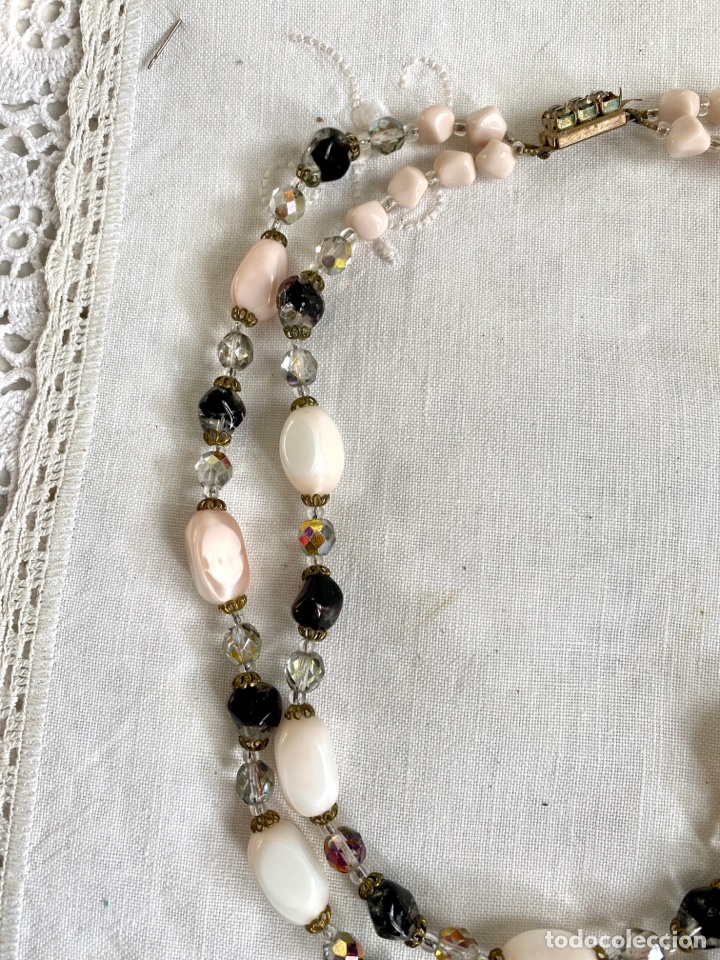Joyeria: Collar vintage de doble vuelta - Foto 4