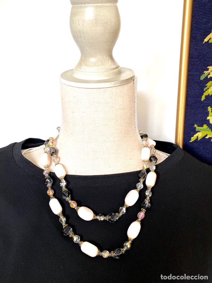 Joyeria: Collar vintage de doble vuelta - Foto 7