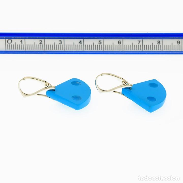 Joyeria: PENDIENTES DE PLATA Y TURQUESA - Foto 4