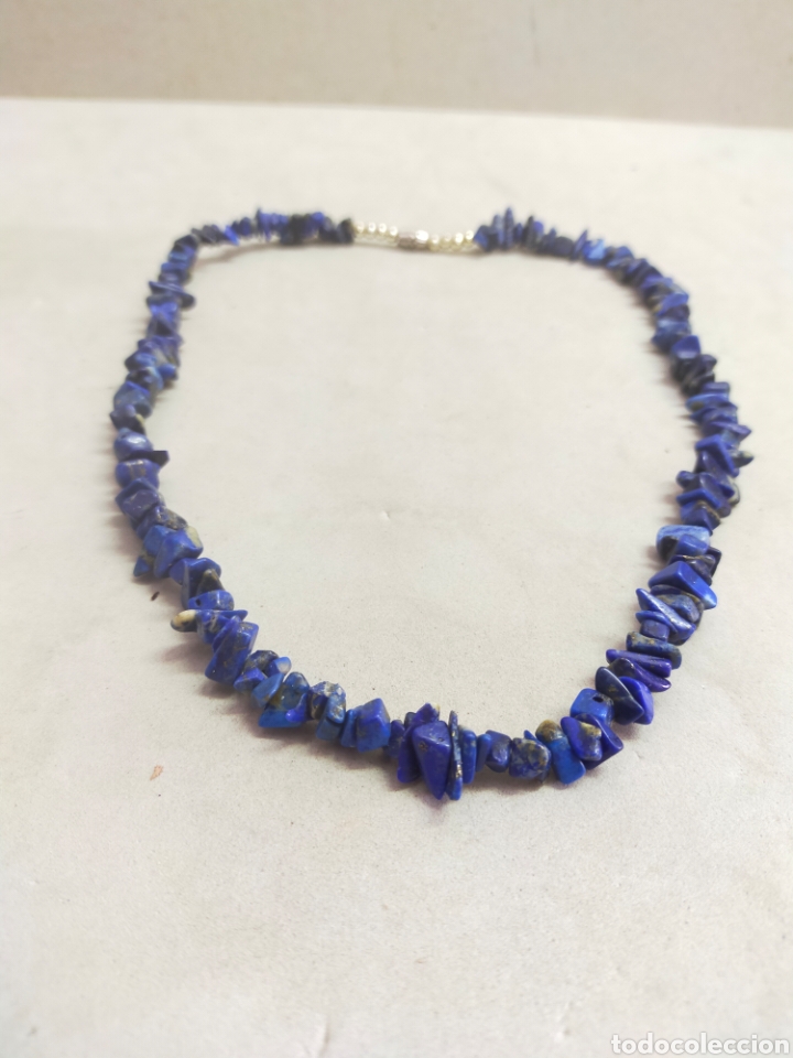 Joyeria: COLLAR DE CUENTAS DE LAPISLAZULI. - Foto 2