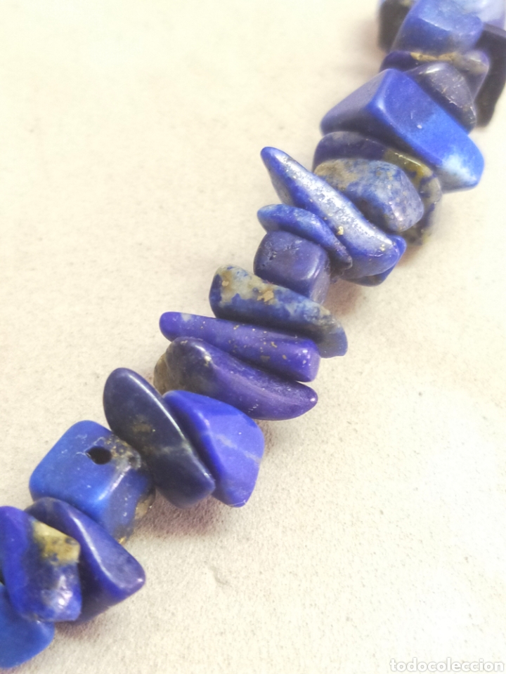 Joyeria: COLLAR DE CUENTAS DE LAPISLAZULI. - Foto 4